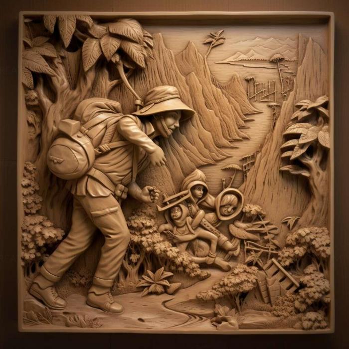 نموذج ثلاثي الأبعاد لآلة CNC 3D Art 